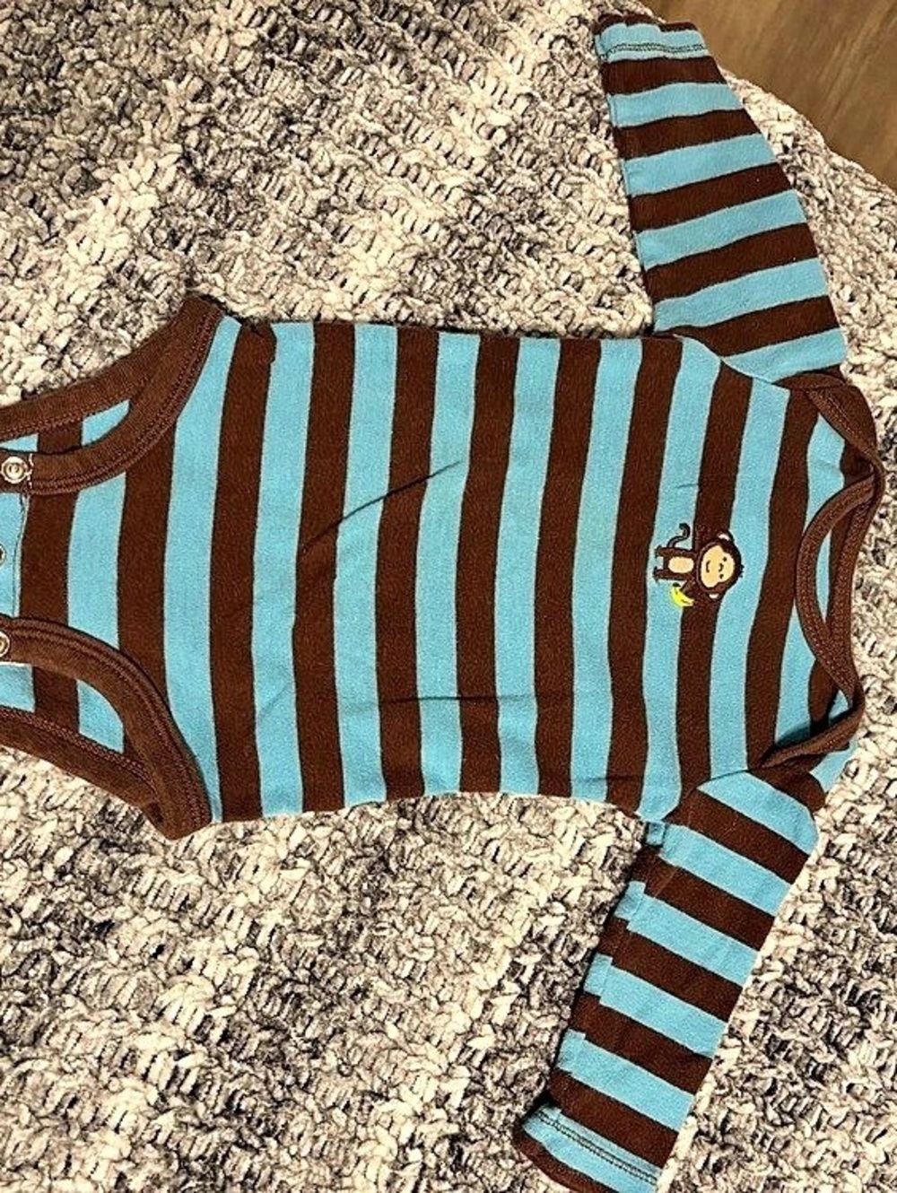 Kids Striped Long Sleeve Bodysuit Set